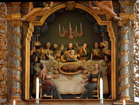 Die Domkirche (Domkirke) in Oslo Der Dom von Oslo
